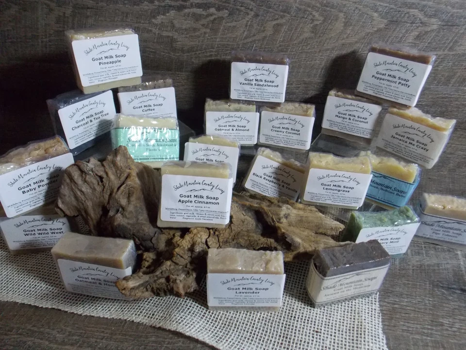 Goat Milk Soaps Moisturizing Homemade / Handmade 4oz bars . - Image 3 of 4