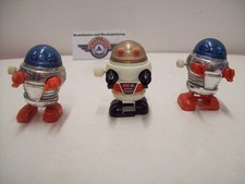 Vintage 1977, Tomy Rascal Robots, 3er Set, Walking Wind up,  Made in Taiwan