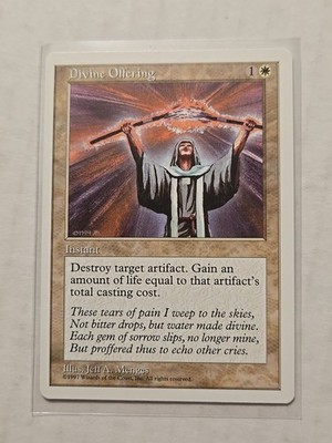 Divine Offering - Fifth Edition - LP - Common - Instant - MTG