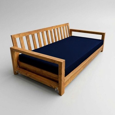 |COVER ONLY| Outdoor Pipe Trim 8'' Twin Size Daybed Fitted Sheet Slipcover AD101