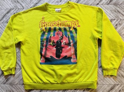 Goosebumps Sweatshirt Mens L Green Night of the Living Dummy Slappy Streetwear