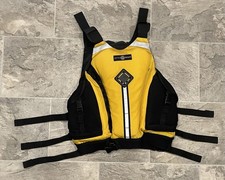 Lotus Designs PFD Life Jacket Paddling Vest Type III Adult Yellow Small/Medium
