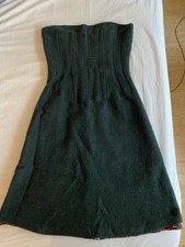 Rare vintage Dolce & Gabbana strapless green dress