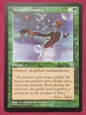 ''Tranquil Domain'' - Magic The Gathering Karte - Mirage