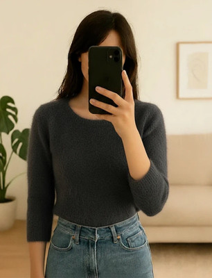 + Acne Studios + ''BAFF'' Pullover Gr. XS Oversized Mohair Wolle Kleid