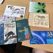 Kleine Sammlung 7 Markenheftchen Booklets Indonesien xx