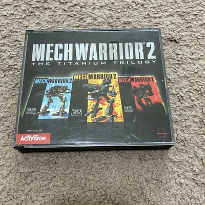 MECHWARRIOR 2: The Titanium Trilogy (1998, PC) Rare 3 Disc Set In Jewel Case