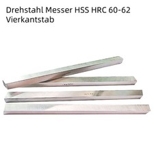 Drehstahl Messer HSS HRC 60-62 Vierkantstab Vollmaterial Stange Quadratstab Stab