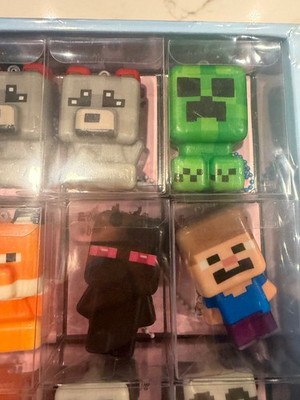 Minecraft Bag Clip Keychain Lot 24 Pack Steve Creeper Panda Fox Pixel Figures