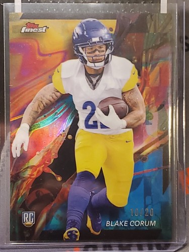 Refractor de derrames de petróleo Topps Finest Blake Corum 2024/20 LOS ANGELES RAMS - Imagen 2 de 7