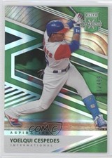 2020 Panini Elite Extra Edition Aspirations Green /499 Yoelqui Cespedes #168 2t9