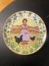 Piatto porcellana tedesca Heinrich-Villeroy & Boch Unicef n. 2 Tibet
