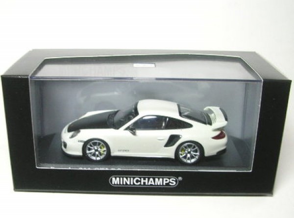 Porsche 911 GT2 RS (White/Black) 2010 1:43 Minichamps