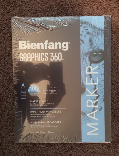 Bienfang Graphics 360 Marker Paper Pad, 11-Inch By 14-Inch, 100 Sheets