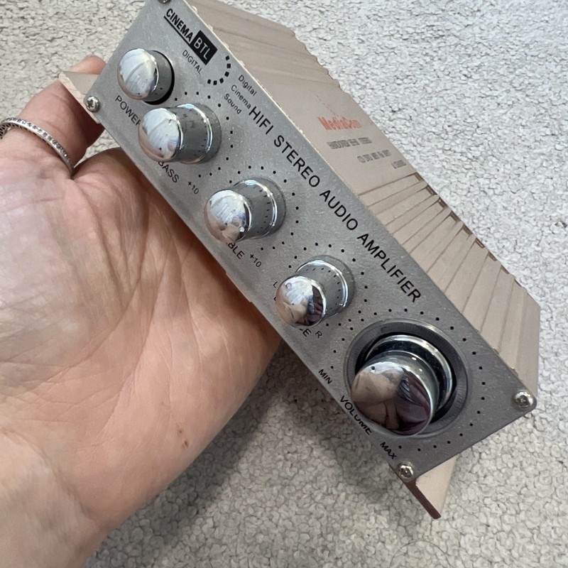 Mediacom Hifi Stereo Audio Amplifier Cd.l DVD MP3 Fm Input 2 Channel
