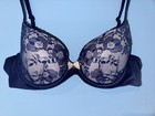 Victoria’s Secret Navy Blue Lightly Lined  Lace Bra 34B — photo 1