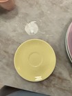 Lu-Ray Pastels Round Multicolor Ceramic Plate USA Printed Backstamp — photo 3