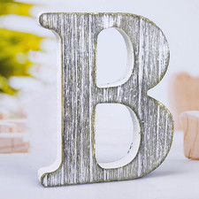 8 Inch Wood Letters Unfinished Rustic Wood Letters for Wall Decor Decorative Sta