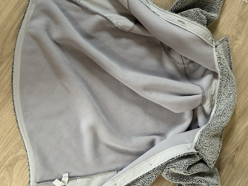 Spanx Luxe Fleece Shirt Jacke grau marmoriert Damen Gr. Small kuschelig - Bild 11 von 14
