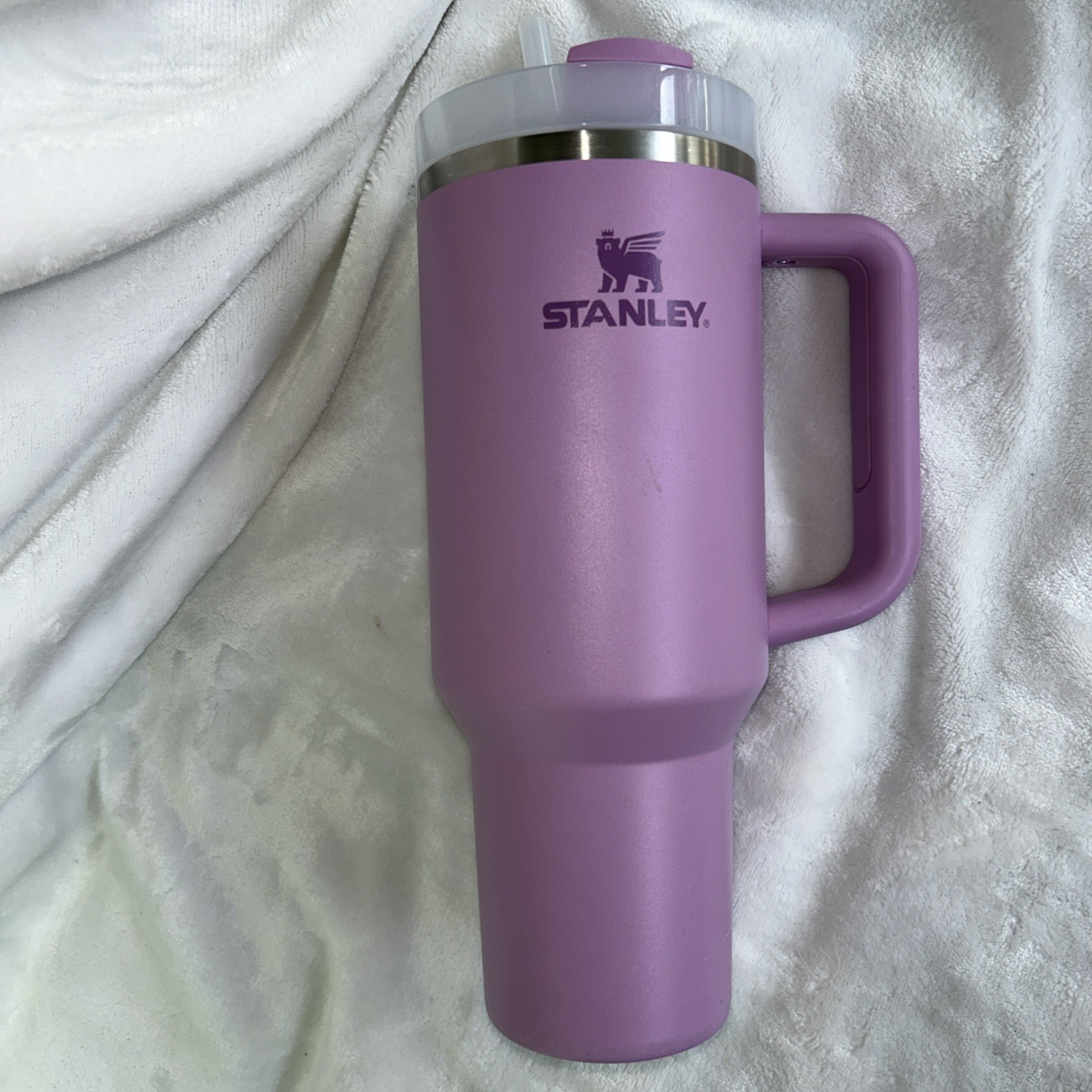 STANLEY 40 Ounce LILAC Tumbler Quencher H2.0 With Straw