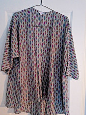 Lularoe multicolored lightweight Size Lg, Flowy Boho Kimono