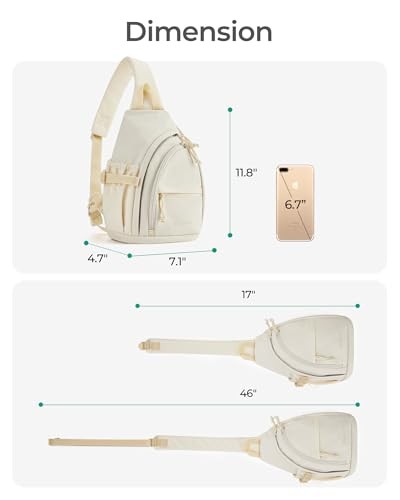 Small Crossbody Sling Backpack, Travel Casual Daypack Backpacks, Cross ...