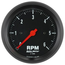 Autometer 2695 Gauge Tachometer 3 38 6k Rpm In-dash Z-series
