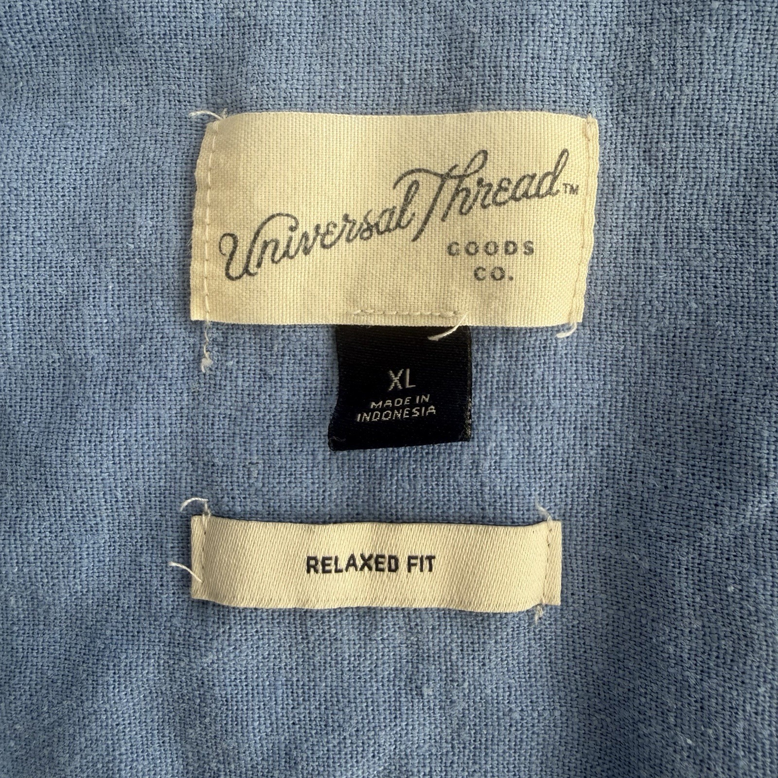 Universal Thread Linen Blend Button Down Shirt XL… - image 7