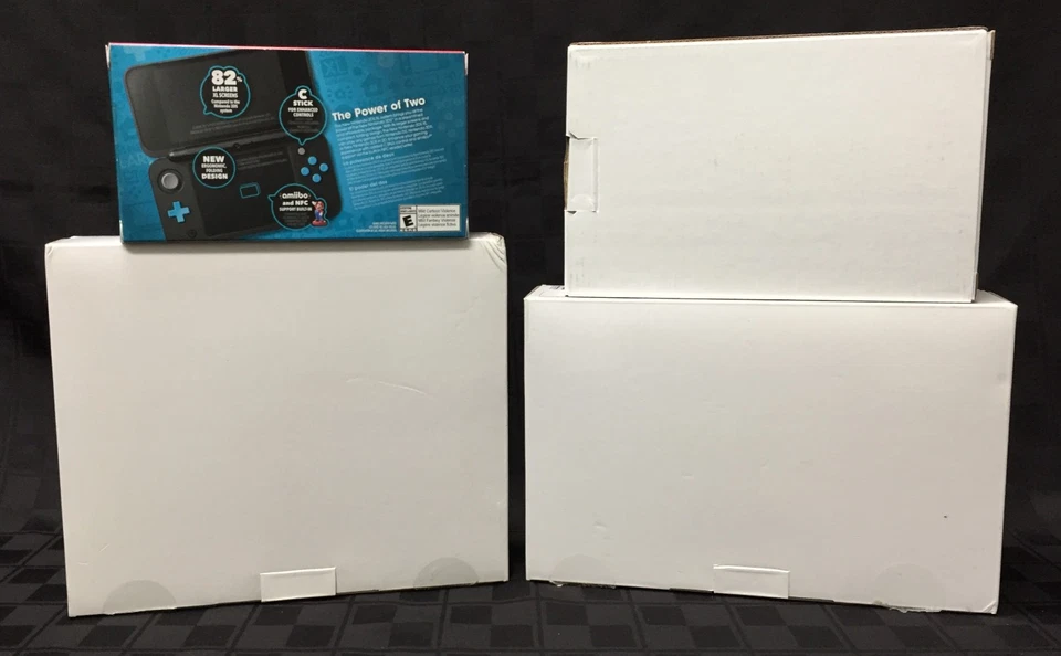 SIN SISTEMAS - 4 Cajas NINTENDO *NUEVO* 2DS XL Zelda 3DS DSi Consola PANTALLA Minorista Foto 2 de 4