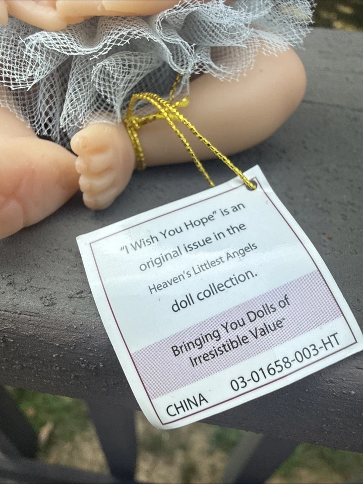 Ashton Drake"I Wish You Hope" Doll Fig. W/tag Heaven’s Littlest Angels 1st Issue - Image 3 of 4