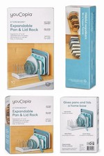 YouCopia StoreMore ExpandablePan and LidRack, 12.5"-21.6" Wide Adjustable Pan...