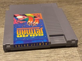 Solar Jetman Nintendo Nes Cleaned & Tested Authentic