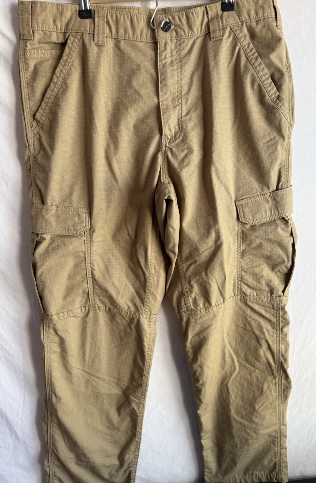 Carhartt Force Cargo Relaxed Fit Pants Mens Size 36x34 Ripstop Khaki BN4200-M thumbnail 2
