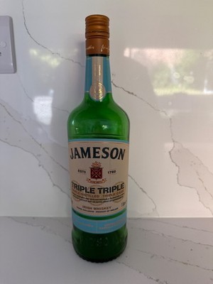 Jameson 'Triple Triple - Masala Cask' Irish Whiskey - Empty 1 Litre Bottle