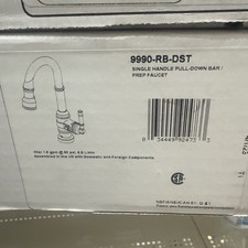 Delta 9990-RB-DST Broderick Bar/prep  Pull-Do...