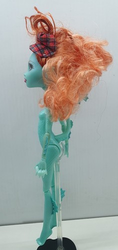 Monster High Doll Lorna McNessie 2014 Exchange Student Ghouls Nude Hat & Tail - Picture 8 of 10
