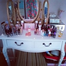 White Dressing Table With Drawers
