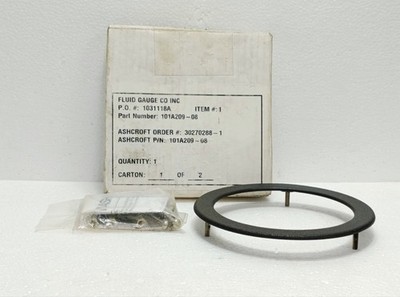 Ashcroft 101A209-08 Flush Halterung Ring Set Gauge Halterung Neu Surplus