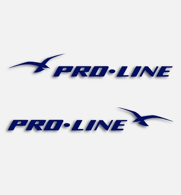 #ad 2 PROLINE PRO LINE BOAT DECALS Marine Hull Replacement $26.99