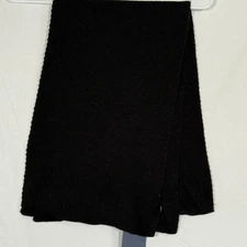 Men’s Dress Scarf New With Tags Black 70 Inches X 11 Inches St Johns Bay