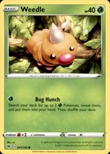 Pokemon Weedle VIV EN 001 Common (6235)