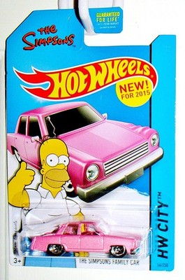 Hot Wheels 2015 HW City The Simpsons Family Car Die-Cast Fahrzeug #56/250