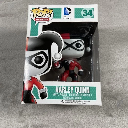 Funko POP! Heroes DC Comics DC Comics Harley Quinn Metallic #34 RARE VAULTED