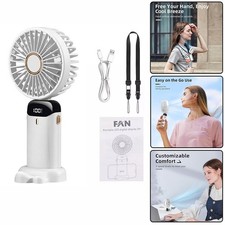 Mini Portable Handheld Turbo Fan USB Rechargeable Cooling Fan Up to 10 Hours US