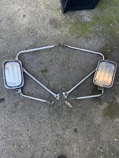 1967-1979 Ford Truck West Coast Mirror Pair Stainless Steel F100 F250 F350 #69