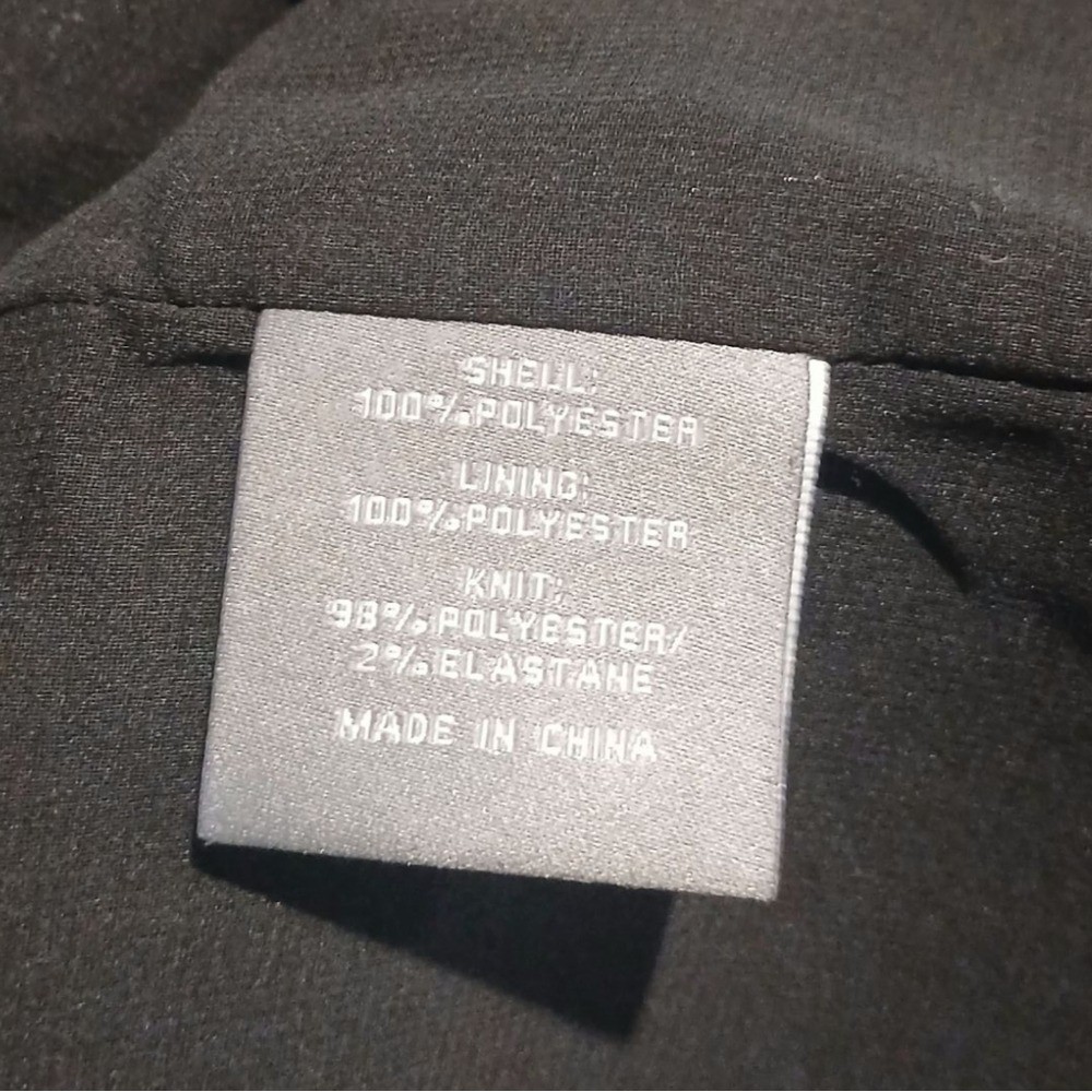 Bagatelle Basic Bomber Black Jacket Womans size L… - image 3