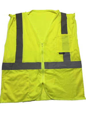 Hyper Tough ANSI Class 2 High Visibility Safety Vest, One Size Fits Most,  READ