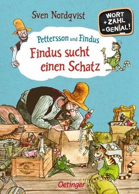 Pettersson und Findus. Findus sucht einen Schatz Wort + Zahl = genial! Level 1