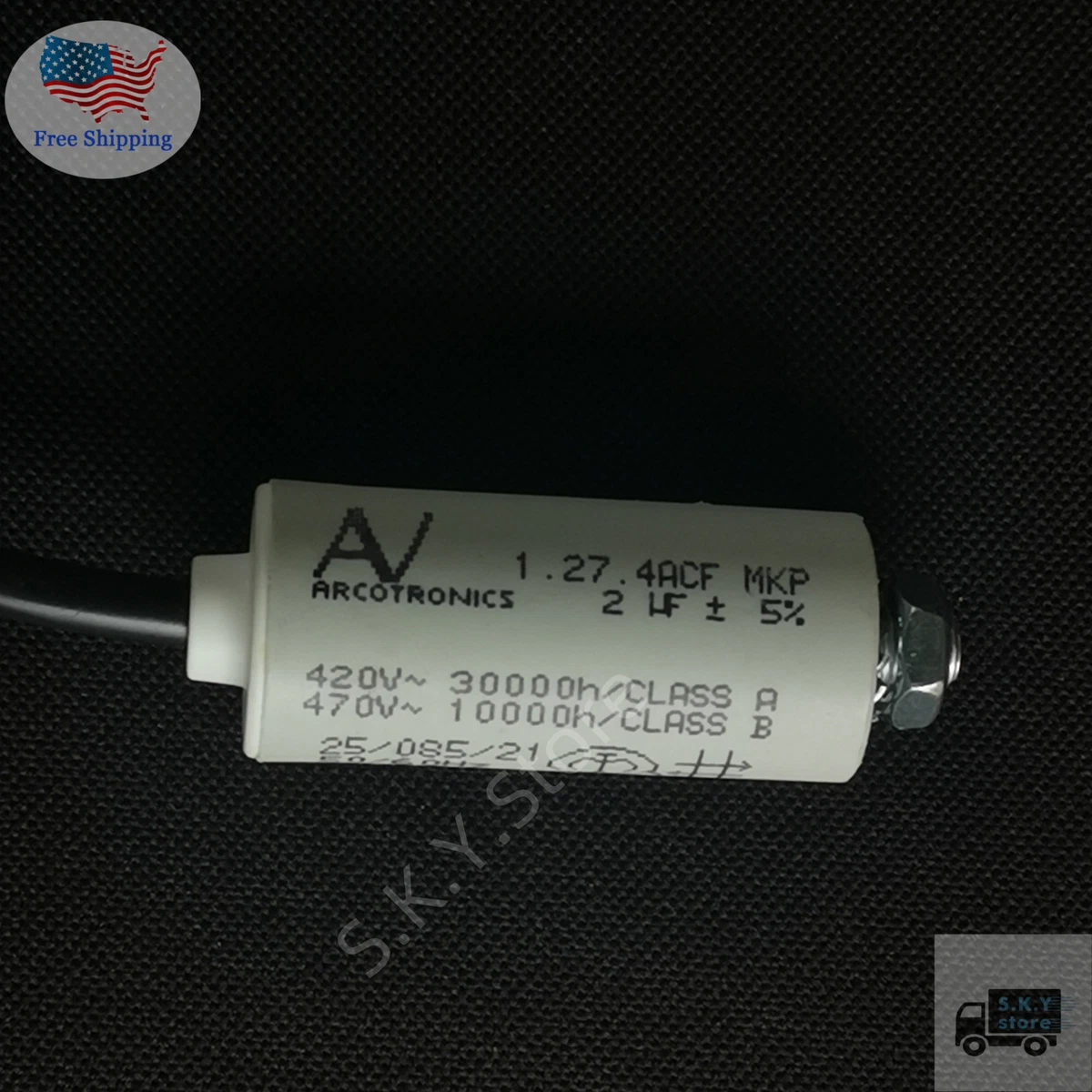 Lot De 10 Condensateurs Film 0.0106µF 2000V Arcotronics - R73UR2106JE00H