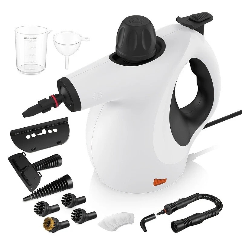 Pressurized Handheld Steam Cleaner Multi-Surface Steamer with 12Pcs Cleaning Kit